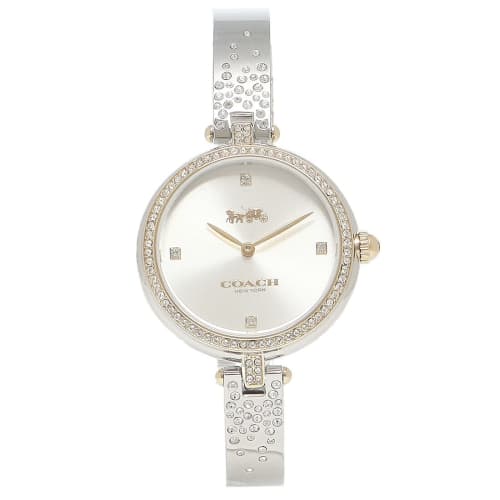 Coach Women's Park Watch, 28mm, Quartz, Silver, COACH 14503652