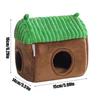 Hammock Warm Bed Small Animal Tube Cage House Small Animal Tube Cage House Hamster Warm Bed Guinea Tunnel House Double Sided