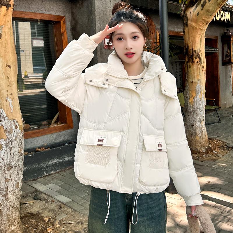 Thickened down cotton-padded clothes women's short winter new small fashion loose and thin cotton-padded jacket jacket