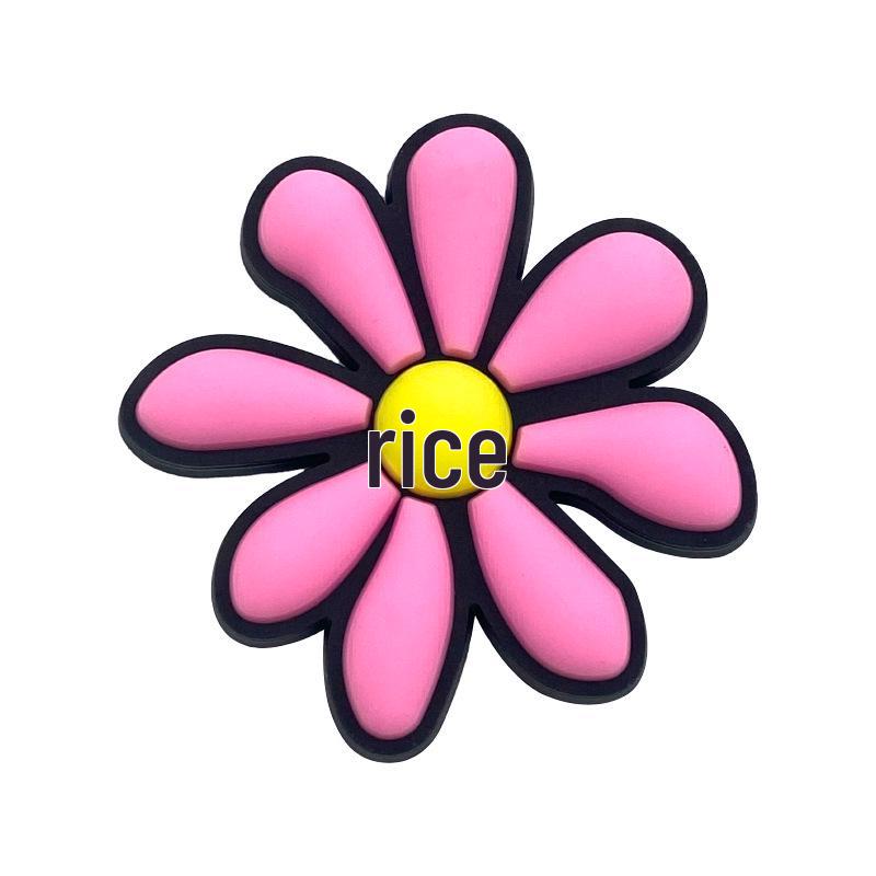 Cross-Border Pink Series Crocs Charms DIY Soft Rubber Shoe Decorations