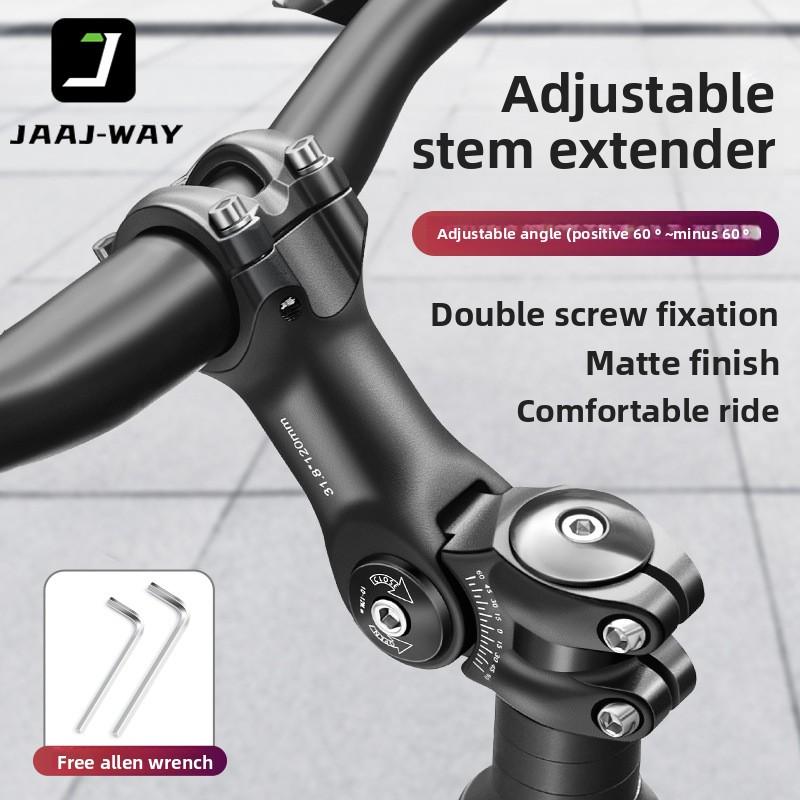 Verstellbarer Fahrrad-Erhöhungsgriff Vertikaler Aluminiumlegierungs-Vorbau Erhöhungs-Booster Variable Geschwindigkeits-Modifikationszubehör