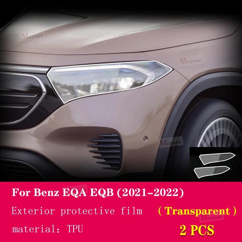 Für Mercedes-Benz EQA EQB - Auto Außen Scheinwerfer Kratzfest TPU Schutzfolie Kratzfest Reparaturfolie Zubehör