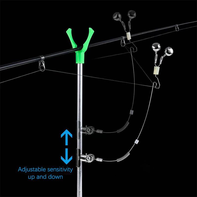 1Pc Fishing Bell Bite Alarms Metal Fishing Rod Bite Bait Alarm Carp Tackle Anti-corrosion Anti-rust Fishing Equipments