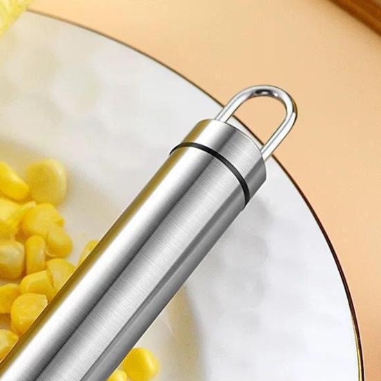 Corn Peeler Stainless Steel Corn Stripper Non-slip Corn Shucker Corn Kernel Remover for Home Kitchen