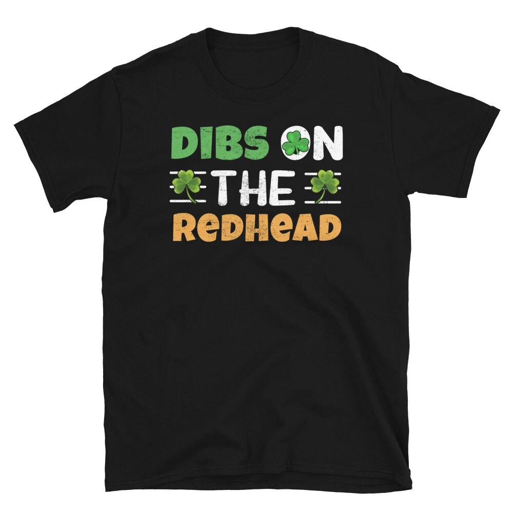 Dibs On The Redhead Ireland Irish Proud T-Shirt L