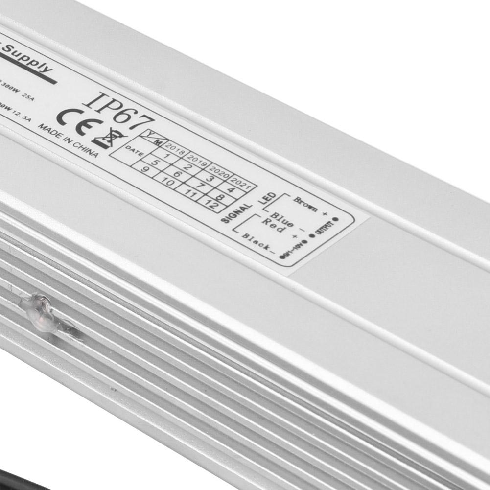 Dimmable Power Supply LED Waterproof IP67 Input AC170260V(5060Hz) Output 24V 200W 8.33A
