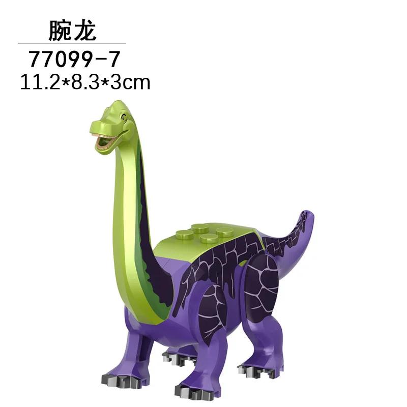 Dinosaur Jurassic World Tyrannosaurus Rex Velociraptor Tyrannosaurus Building Blocks Animal Toys Building Blocks Children's Gift