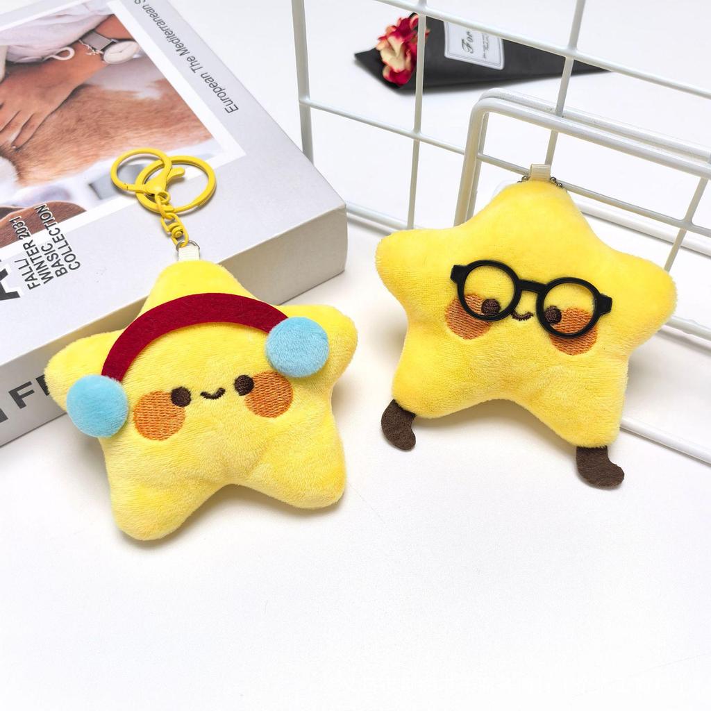 Adorable Star Plush Pendant Doll Keychain & Bag Charm