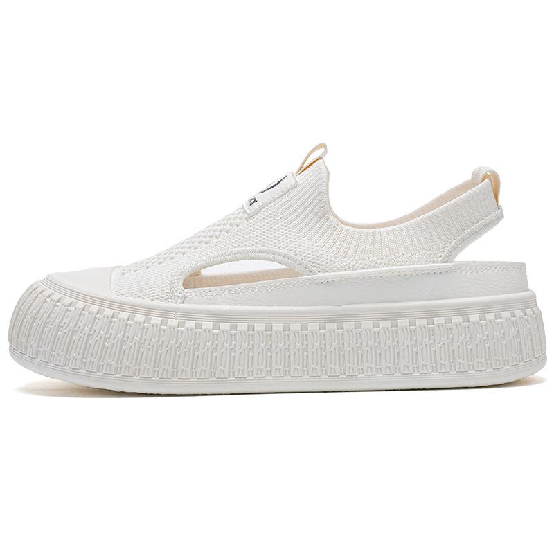 Fashion Thick-soled Summer New Little White Shoes Women's Mesh Breathable Shoes Niche Versatile Summer Casual Board Shoes