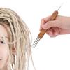 Dreadlock Crochet Hook Set Bamboo Handle DIY Braid Hair Weaving Wig Making Tool0.5 Single Head Plus Three Head