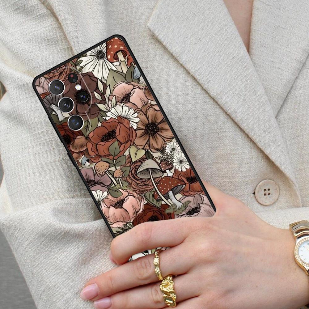 Mushroom Forest Cell Phone Case for Samsung Galaxy S26 Ultra S25 S24 S23 S22 S21 S20 Note10 Cover