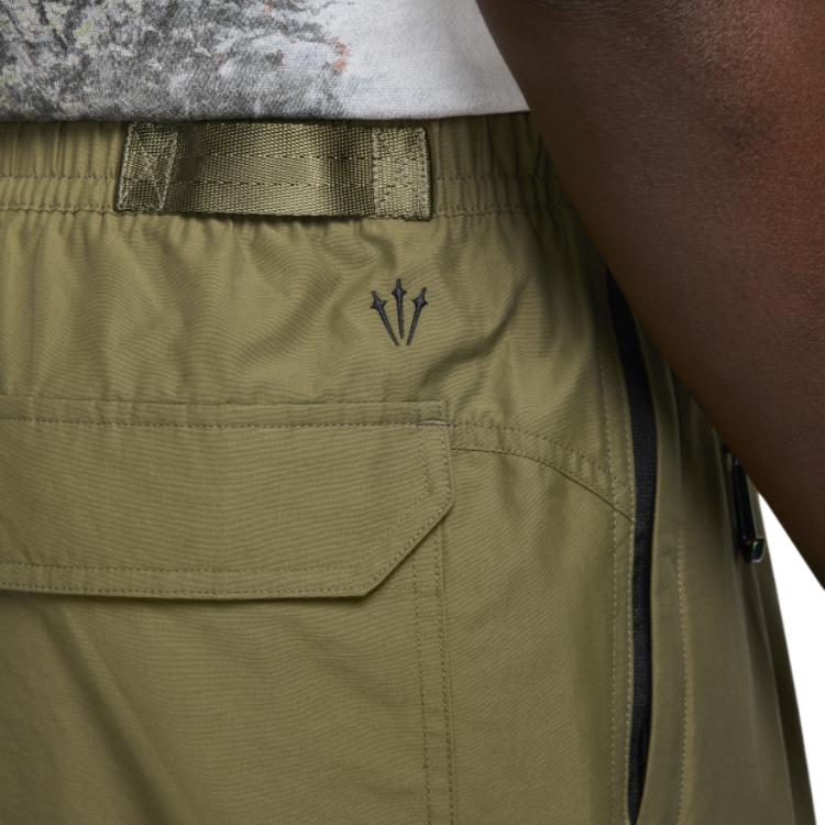 Nike Nocta Opal Comfortable Versatile Fashion Cargo Pants Men Pants Medium-Olive FZ0911-222