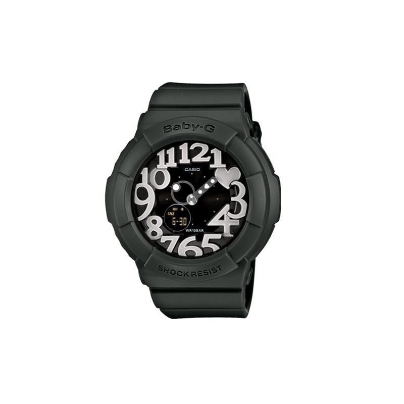 

Casio BABY-G 3D digital scale quartz movement resin strap Japanese and Korean watch women s watch black dial BGA-134-3B чорний