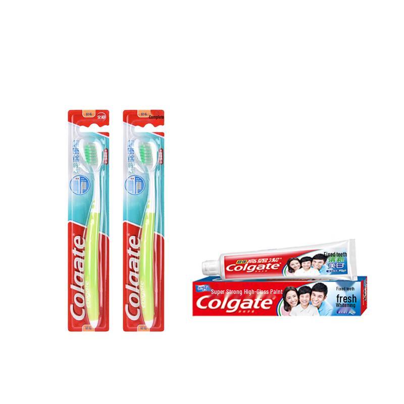 Colgate Ultra Dense Silk Toothbrush & High Calcium Toothpaste Set