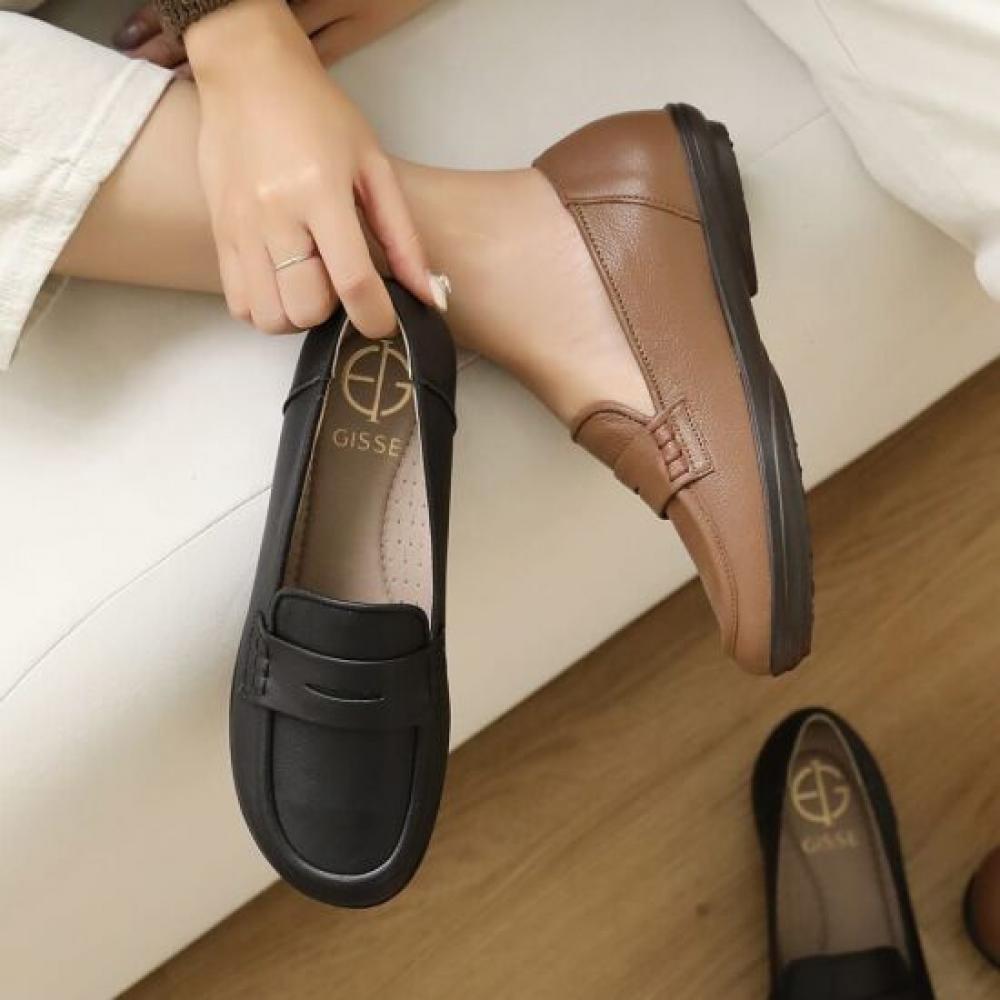 Jisyu Goat Leather Clatt Ultra Light Penny Loafer