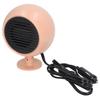 Car Heater Multi Angle Rotation Planetary Car Heater Portable Windshield Defogger Defroster Pink