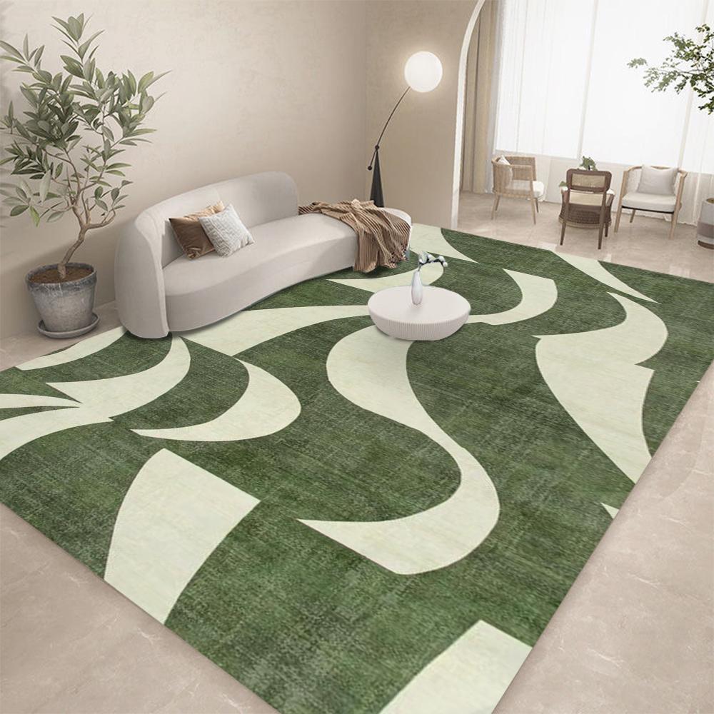 Modern Geometric Print Carpet The Shining Honey Rug Large Area Rug for Living Room Bedroom Decor Rug Non-Slip Washable Floor Mat
