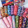 Bronzing Pure Cotton Japanese Fabric By The Meter for Clothing Cheongsam Hanfu Bag Tablecloths DIY Sewing Printed Cloth Colorful