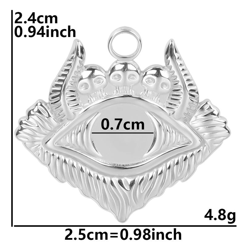 100% Stainless Steel Heart Cross Star Moon Charms For Jewelry Making Diy Stone Crystal Enamel Connector Metal Pendant Accessorie