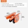 Electric Hoist Manual Trolley, 2200 lbs/1 Ton Capacity for PA200 PA250 PA300 PA400 PA500, Push Beam Trolley with Dual Wheels, 2.68"-4.33" Adjustable