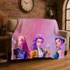 KPop Dämonenjäger Saja Jungs Cartoon Weiche Flanell-Kuscheldecke, Warme Gemütliche Decke für Bett, Couch, Sofa, Schlafzimmer, Wohnzimmer, Reisen