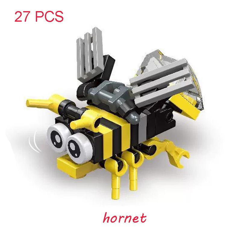 Insect Model Small Particle Building Blocks Spider Scorpion Animal Puzzle Assembly Education Toys for Children Kindergarten Gift