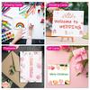 PATIKIL 60 Postcards for Picture Lettering, 140lb/300g, S/M Cotton Watercolor Paper, Extra Thick, with Envelopes for Art Painting, Creative Thank You