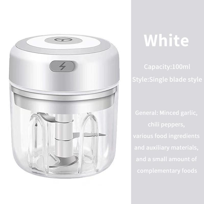 Multifunctional Electric Garlic Chopper 100/250Ml Portable Vegetable Grinder Onion Mixer Mashing Machine For Kitchen