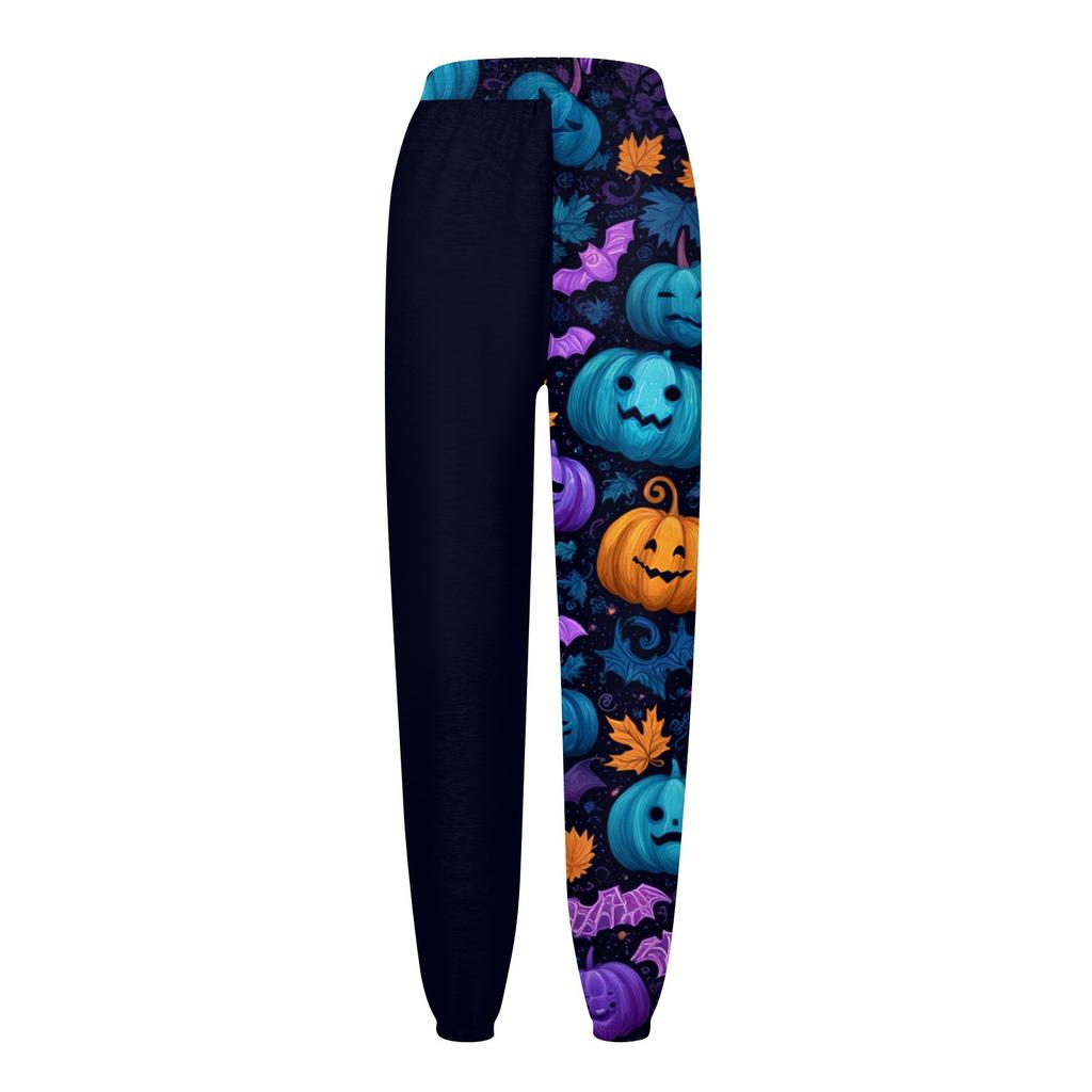 Women's Casual Fashion Sweatpants Halloween Printed Casual Pants