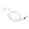 3.5mm Cable Fit for N1AP N3AP XBA A3 Headphone 4.1FT 8 Strands Earphone 3.5mm Cable Wire Replacement White
