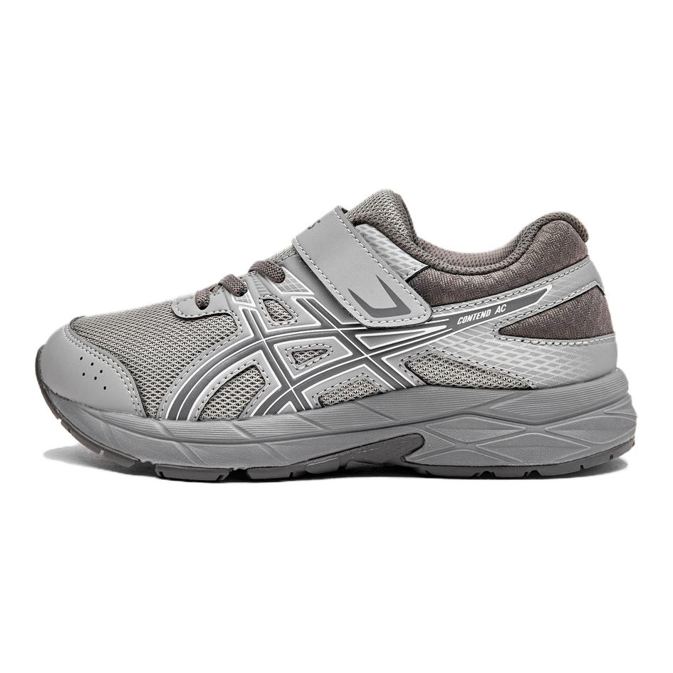 Asics Contend Ac Ps Comfortable Breathable Low Top Kids Running Shoes Kids Running Shoes Gray 1014A320-021