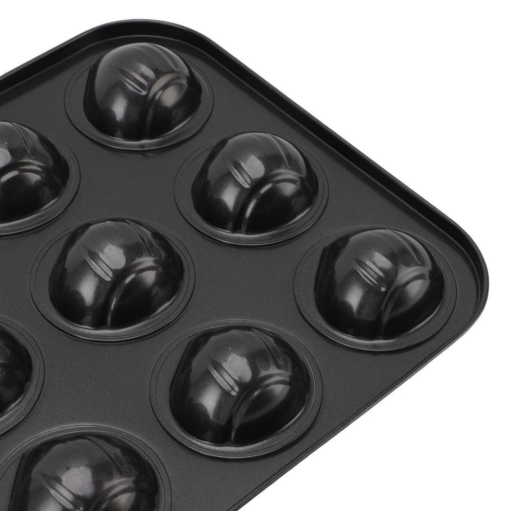 Non-Stick Muffin Cake Pan 12 Cavity Chocolate Pan Desserts Muffin Puddings Candy серый