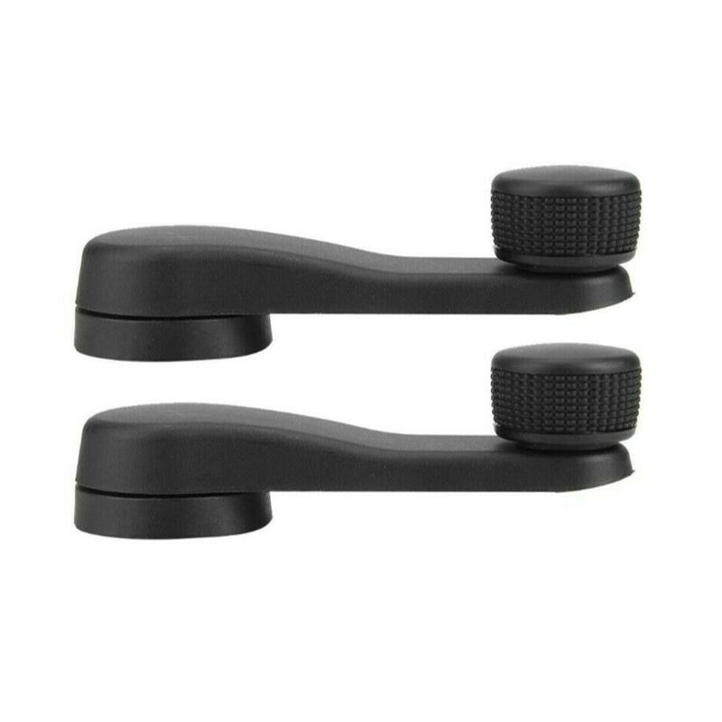 2Pcs Car Accessories Window Winder Crank Handle Replacement For T4 Transporter MK3 MK4 1H0837581D Black Accesorios Para Auto