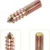 40Pcs Steel Wing Nut Screws Size Dual Sided Threading Manual Tightening Hardware Easy To Use For Furniture Equipment