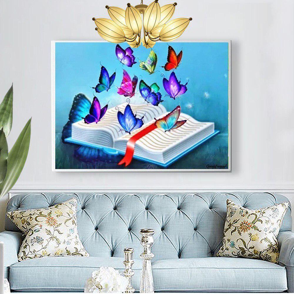 5D Diamond Painting Animal Full Round Butterfly Rhinestone Picture Embroidery Sale Diamond