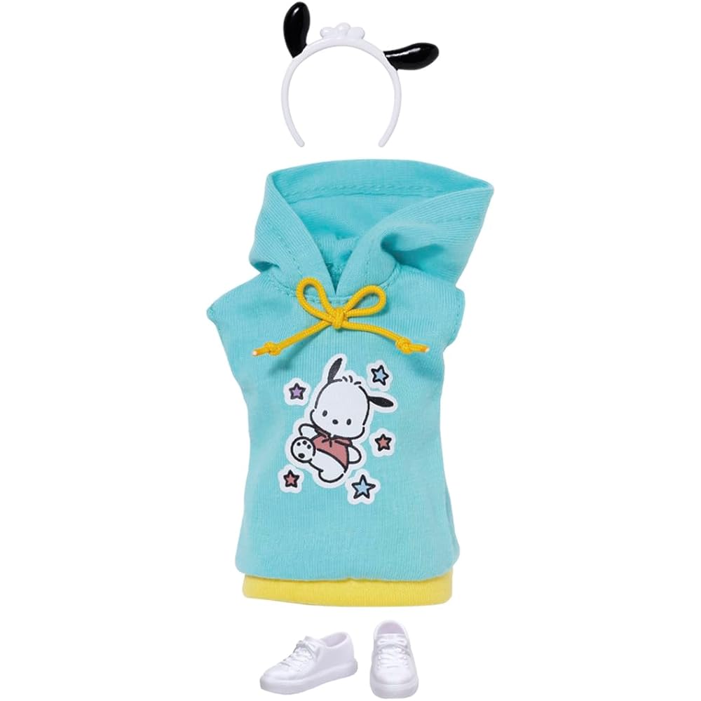 

Takara Tomy Licca-chan Dress My Choice Sanrio Characters Outfit with Headband Pochacco Toy for Ages 3 and Up