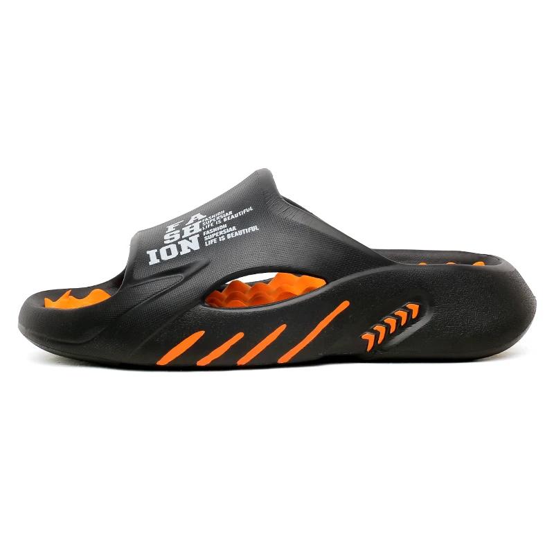 Fashion Shevalues Casual Men Massage Slippers Thick Sole House Men Sandals Outdoor Fashion Beach Slides Men's Sport Slippers Big Size