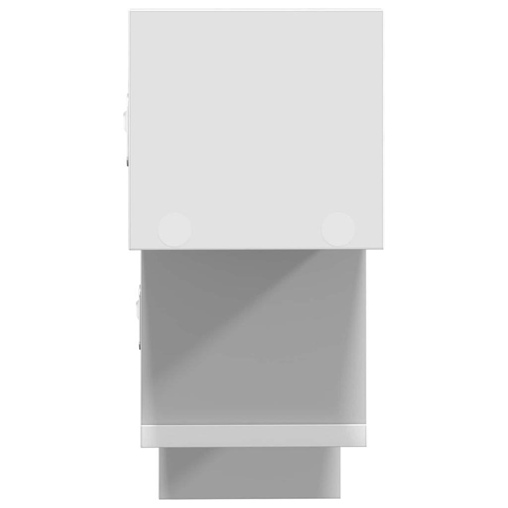 Wall Shelf White 48 x 15 x 42 cm Engineered Wood
