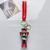 Cartoon Alice in Wonderland Kawaii Alice Mad Hatter Red Queen Figure Car Key Chain Male And Female Bag Pendant Ornament Toy Gift