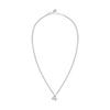 Necklace - LUCKY NUMBER - LPS NUMBER 4SS - 925/1000 Silver - Fancy Mesh - Woman
