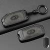 BTSOM1 Zinc Alloy Car Key Case Cover Leather Shell Holder For KIA Sportage R GT Stinger Sorento Ceed Cerato Forte Niro Soul Telluride