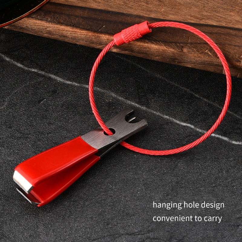 Fly Tying Fishing Line Cutter Scissors Aluminum Construction Sliding Lock Mechanism For Easy Carrying On Vests Bags