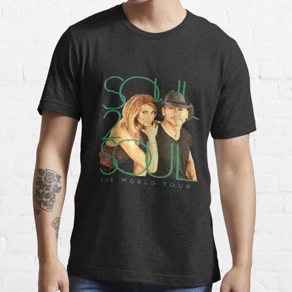 Soul2Soul: Das World Tour 2017 T-Shirt Tim McGraw Faith Hill Country Musik Unisex T-Shirt
