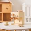 Wooden play house toys coffee machine children's role kitchen play toys educational multifunctional toys simulation dining kitchen set toys Christmas