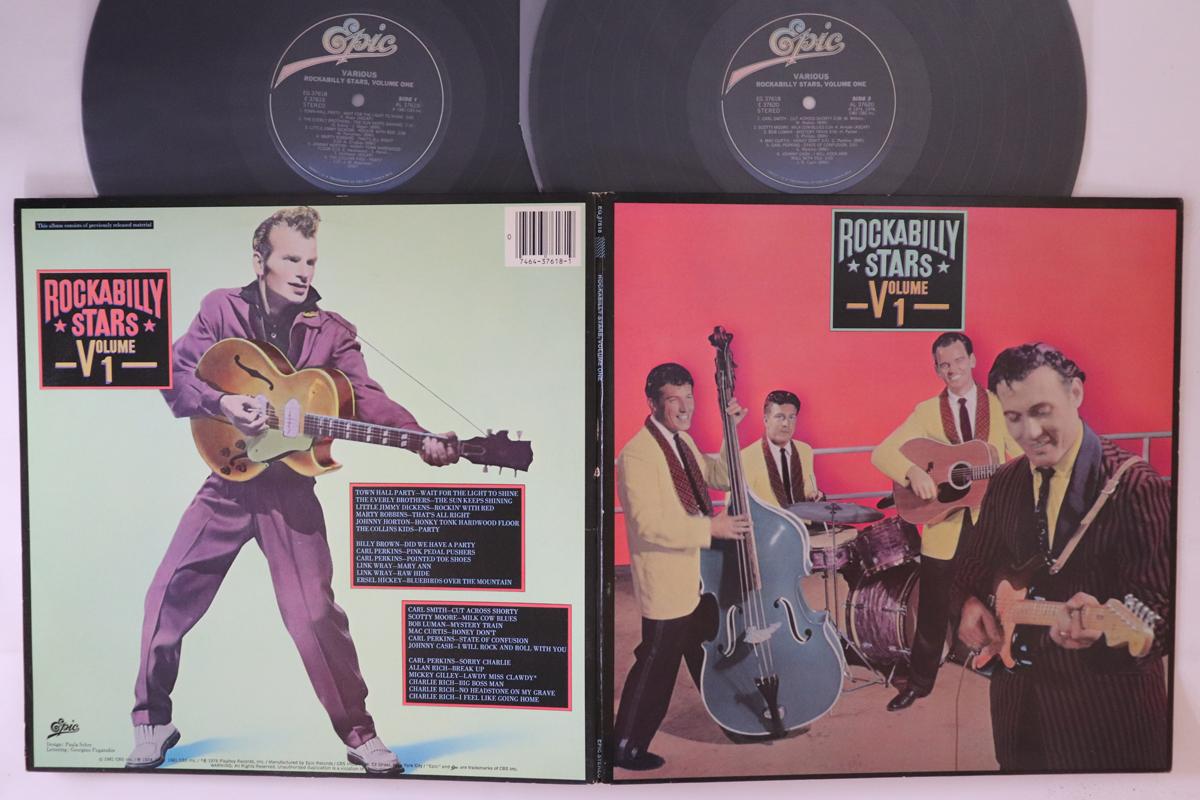 

LP Record VARIOUS - Rockabilly Stars, Volume One EG37618 EPIC 1981 US Rock Used