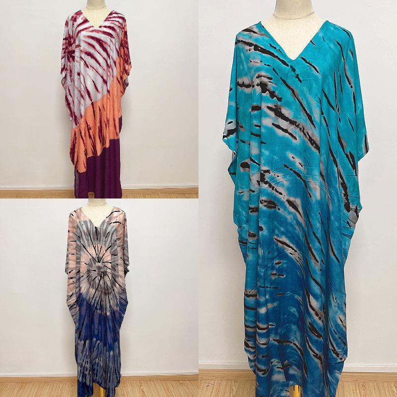 Hanorac de Plajă Robă Imprimată Rochie Largă Cover-Up-uri Rochii Femei
