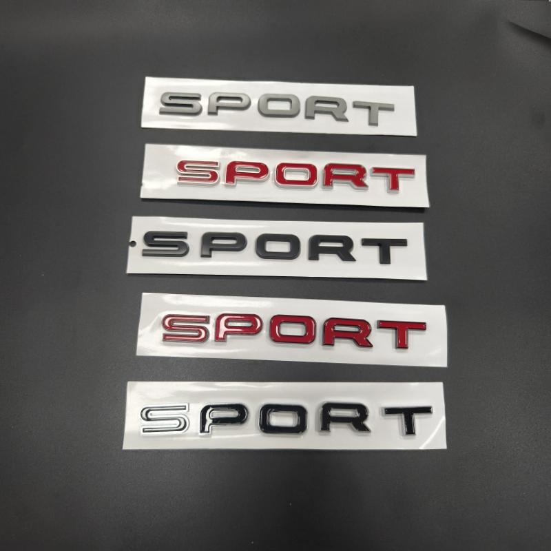 Car Accessories Sticker Styling ABS 3D Chrome Auto Car Trunk Racing Sport Word Letter Logo Emblem Badge Decal Sticker