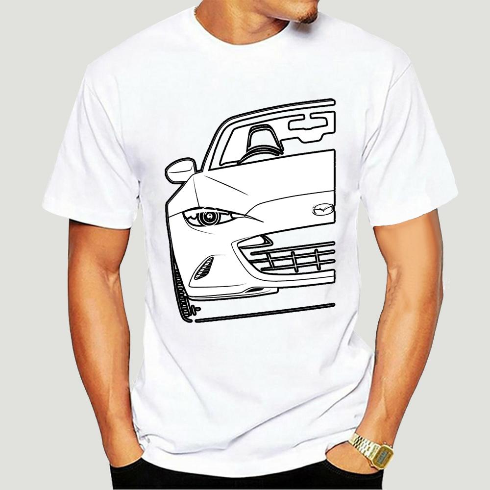 Mode Cool Herren T-Shirt Damen Lustiges T-Shirt Mazda Miata Mx5 Nd Mk4 Shirts Bestes Design Kundenspezifisches Bedrucktes T-Shirt 011851 8745X