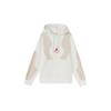 Jordan X OFF-WHITE Embroided Logo Hoodie White CV0541-134