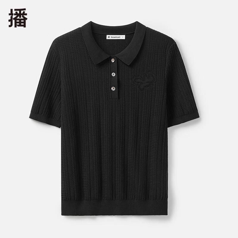 

Women s Jacquard Knit Short Sleeve Sweater Tee XS